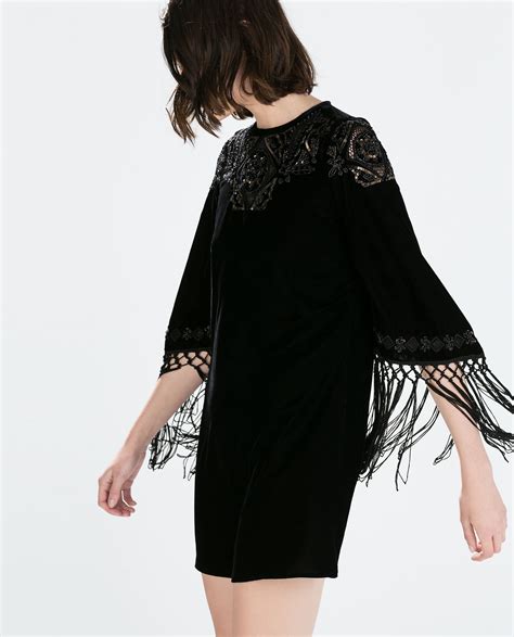 velvet dresses for women zara.